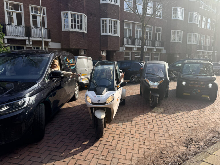 HomeVet mobile veterinary team with its fleet of service vehicles